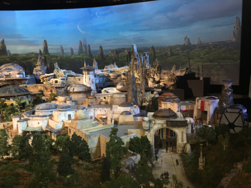 Illustration for article titled Here's Your First Look at an Insanely Detailed Model of Disney's Star Wars Land (UPDATED)